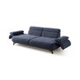 Atelier Del Sofa Bonjo Walnut - Sofá de 3 Plazas Azul Marino